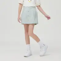 在飛比找momo購物網優惠-【GIORDANO 佐丹奴】童裝卡其褲裙(56 霜松綠)