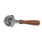 Bottomless Portafilter Coffee Wood Handle Filter For Breville 870/878/880 C