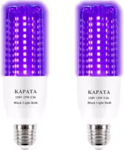 Kapata 15W LED UV Black Light Bulb Energy Saving UV Black Lights UVA Level 395-4