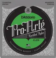 D'Addario Pro-Arte Rectified Trebles, Moderate Tension Classical Guitar Strings