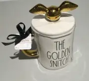 Rae Dunn Harry Potter “The Golden Snitch” Topper Double Sided Mug Brand New