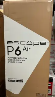 Escape P6 AIR Wi-Fi & Bluetooth Weatherproof High-Performance Speaker