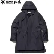 Snow Peak Takibi Men'S Overcoat Black Japan Free Ship