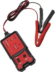Electronic Automotive Relay Tester 12V, Car Battery Diagnostic Checker Tools with Clip for Auto Repairing, 12V Auto Relay Diagnostic Tool with LED Indicator Relay Tester Car Relay Tester Relay Tester