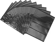 Homoyoyo 10 Sheets Transparent Loose Leaf Book Double Sided Stamp Album for Collectors and Giving