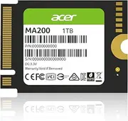 Acer MA200 M.2 SSD 2230 Internal SSD 1TB PCIe Gen4x4 NVMe Gaming Support Steam Deck/ROG Ally Read Up to 5200MB/s Write Up to 4700MB/s