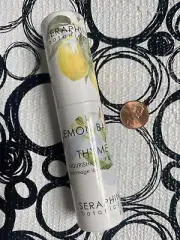 SERAPHINE Botanicals LEMON BALM + THYME Lip Scrub * Full Size * SEALED Box