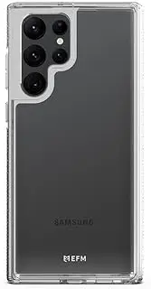 EFM Zurich Phone Case Armour for Samsung S22 Ultra G908 6.8 Inch, Frost Clear