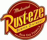 SmartDistributors Rust-Eze Car Bumper Sticker 5 x 5, Orange, Vinyl, Cartoon Style, Square Sticker, Recommended for Flat Surfaces