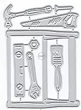 DzIxY Tool Box Metal Cutting Dies for Card Making Kit Embossing Paper Die Cuts Scrapbook Machine Stencils Storage Pockets Supplies
