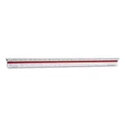 Chartpak Triangular Scale, Plastic, 12", Architectural, Color-Coded