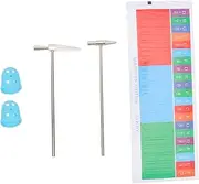 Totority Kalimba Scale Stickers 17 Notes for Thumb Piano Lightweight Compact Safe Paper Material