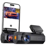 2.5K Car Dash Cam, Dash Camera for Cars, 1440P Car Dash Camera V200Pro Black