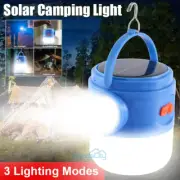 2025 Rechargeable LED Outdoor Camping Tent Light USB & Solar Lantern Hiking Lamp