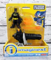 NIB Fisher-Price Imaginext DC Super Friends Heat Fire Blast Batman Action Figure
