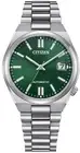 Citizen Tsuyosa NJ0200-50X 37mm Automatic Watch - Green Dial, Stainless Steel Br