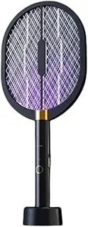 Bug Zapper Upgraded 3000V Electric Mosquito Racket with Purple Killer Lamp Type-C Rechargeable Zappers Fly Swatter(Upgraded Version)
