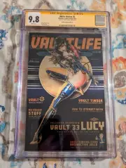 Fallout Betty Magazine Metal Cosplay Cover CGC 9.8 Signature Series
