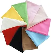 HAPINARY DIY Handmade Patchwork Cloth 10 Colors Fleece Fabric for Home Decor Pillow Drapes