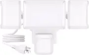 Versatile 75W Motion Sensor LED Flood Light - 7500 Lumen for Garages & Patios