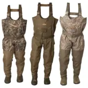 AVERY OUTDOORS BREATHABLE INSULATED WC CHEST WADERS - CAMO DUCK HUNTING WADER -