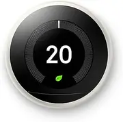 Nest T3017US Learning Thermostat, Easy Temperature Control for Every Room in Your House, White (Third Generation), Compatible with Alexa Small
