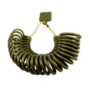 FINGER RING SIZE GAUGE MEASURE FINGER SIZES 1-13 Plastic TOOL JEWELRY RING SIZER
