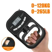 Digital Hand Grip Strength Tester 120Kg USB LCD Dynamometer Fitness Meter