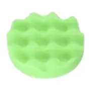Buffing Sponge Pads 4" Polishing Wheel Waffle Finishing Grip Pad, Green