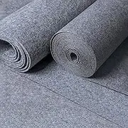 Aisle Runner Carpet, Grey Aisle Runner for Wedding 2mm Thickness Walkway Runner Rug 10m 20m Polyester Carpet Runner Roll for Outdoor Prom Party Runner Wedding Aisle Decorations