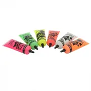 6 x 50ml Sunburst Neon Fluro Screen Printing Inks