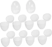 GLSTOY 10pcs Easter Basket Filler Christmas Eggs Plastic Fillable Easter Decor DIY Easter Party Favor Easter Ball Ornaments Easter Hollow Eggs Plastic Eggshell Easter Hunt Egg