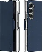 [ARAREE] Galaxy Z Fold6 Compatible Folio Case 《Samsung Official Certified》 [Premium Leather Hook Type Cover Clasp Latch Flip Case Wireless Charging Compatible Lightweight Shock Absorption Camera