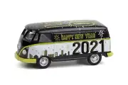 HAPPY NEW YEAR 2021 VOLKSWAGEN TYPE 2 PANEL VAN 1/64 scale DIECAST CAR
