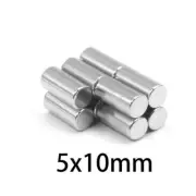100 × N35 Rare Earth Neodymium Magnets 5mm x 10mm Disc Neo craft fridge magnet