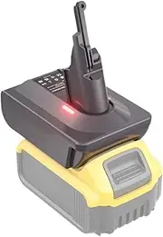 Battery Adapter，Compatible for Dewalt DCB200 Battery，Compatible for Dyson ，V6/V7/V8 Adapter with Lithium Tool Batteries(V6-D)