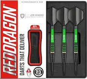 RED DRAGON Krypton Tungsten Professional Darts Set with Flights and Nitrotech Shafts (Stems)