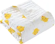 MOBUTOFU Cotton Bath Towel for Infants 110x110cm Large Hooded Towel Cartoon Blanket Absorbent Breathable