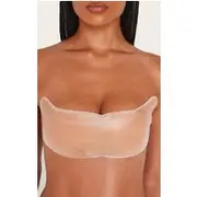 Stick On Winged Black Bra, Black