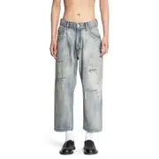 [ANCELLM] Remake Selvedge Tapered 5 Pocket Jeans Blue