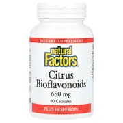 Natural Factors, Citrus Bioflavonoids Plus Hesperidin, 650 mg, 90 Capsules