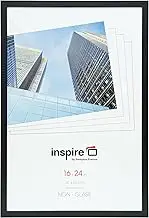 Hampton Frames OXFORD 16x24 (41x61cm) Black Picture Poster Photo Frame Plexi (Non-Glass) OXF1624NGX
