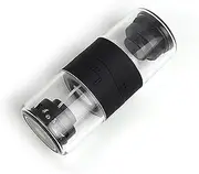 MK-22 Magnetic TWS Wirel Speaker with Lights Portable Sound Box Transparent Luminous Subwoofer Music Sync with HD Microphone USB Rechargeable, 1 Pair