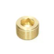 3/4 Male Npt Countersunk Pipe Plug Brass Fitting Allen Hex Key Water Oil Gas