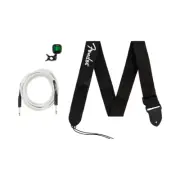 NEW Fender Accessories Bundle Pack - Cable/Tuner/Strap