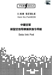 FAB FA48039 1/48 PLAAF Data link Pod COMMON PART