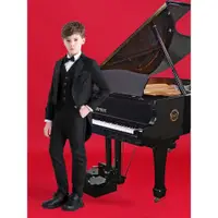 在飛比找ETMall東森購物網優惠-帥氣兒童西裝套裝鋼琴演奏燕尾服