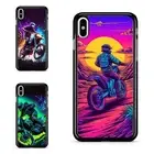 Universal Case For Samsung A15 A16 S23 S24 S25 Ultra FE Astronaut Motocross Moon
