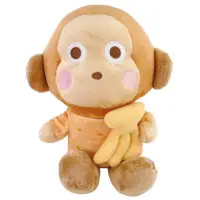 在飛比找momo購物網優惠-【小禮堂】淘氣猴 絨毛玩偶娃娃 8吋 《橘衣款》(平輸品)
