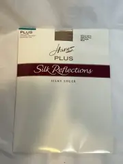 Hanes Plus Silk Reflections Silky Sheer Size ONE PLUS Soft Taupe Syle 00P16